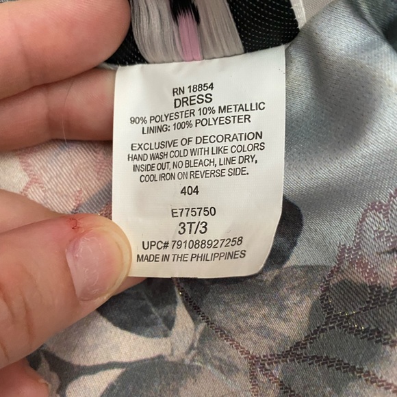 Rare Editions 3T formal dress - Picture 5 of 5